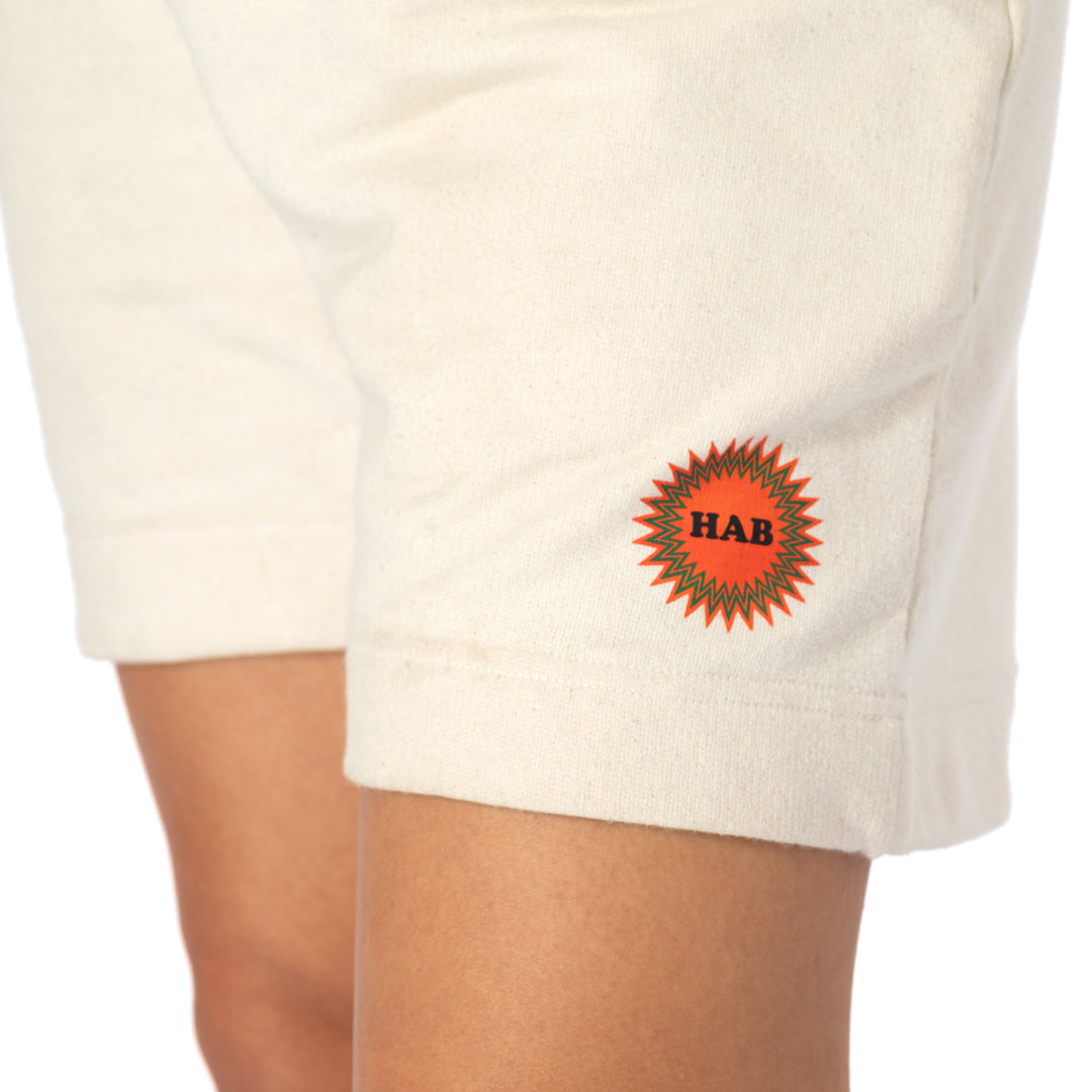 Hemp fleece shorts HAB Sunset