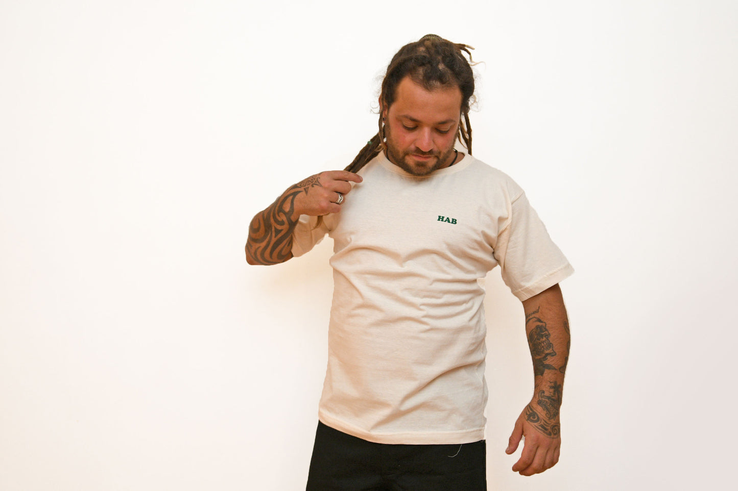 Hemp Tshirt HAB Oatmeal